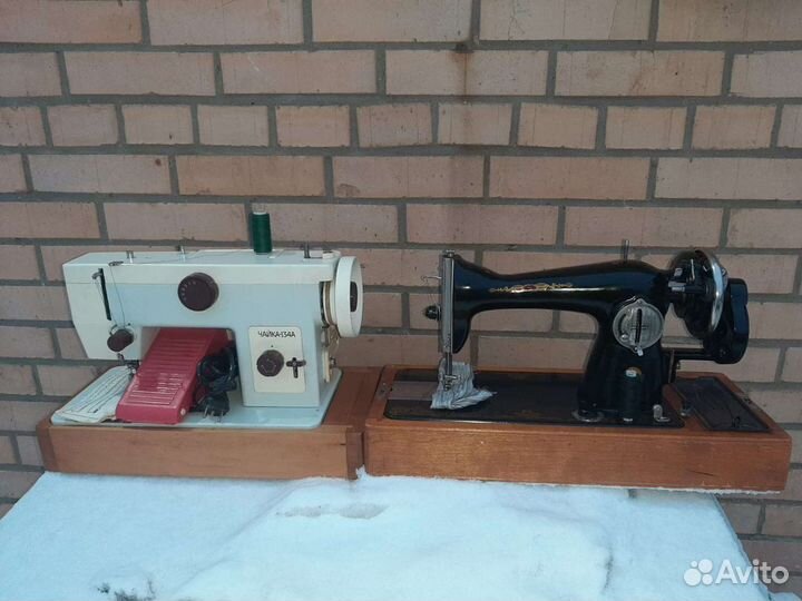 Швейная машина чайка134 и Подольск 2М ручной