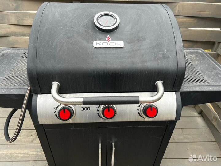 Гриль газовый koch gourmet 300 3 горелки