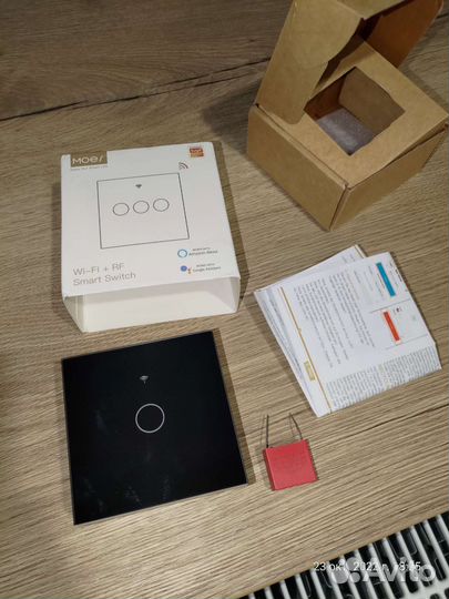 Умный Сенсорный выключатель wi-fi (стекло)