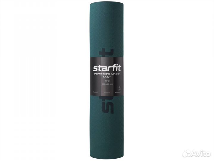 Коврик для йоги и фитнеса Starfit TPE 183x61x0,6 с