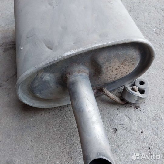 Глушитель hyundai accent задняя часть
