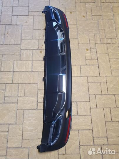 Юбка заднего бампера mercedes benz GLS 166