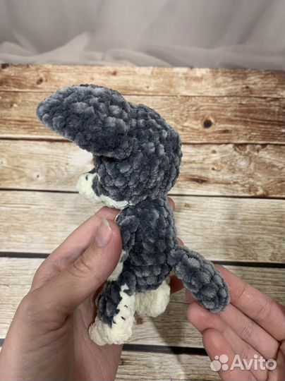 Волчонок плюшевый