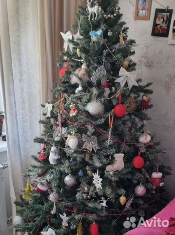 Елка искусственная 210 см б/у