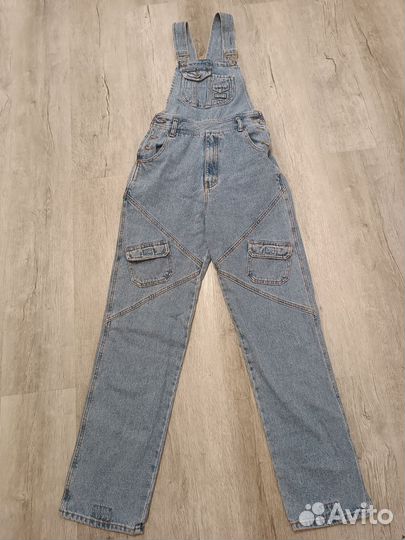 Комбинезон джинсовый женский 44 размер