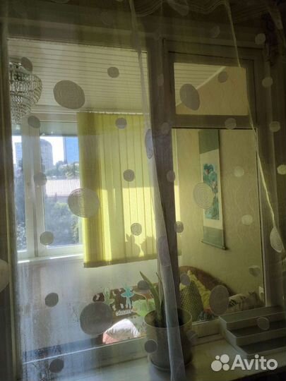Комплект новых готовых штор, органза