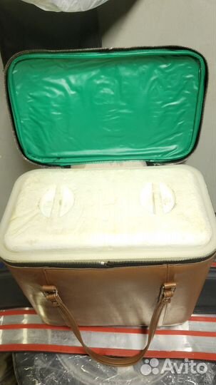 Рэтро термос, холодильник. дорожный