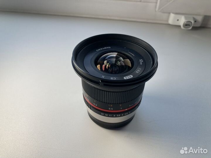 Объектив Samyang 12 mm F 2.0 fuji x-mount