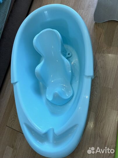 Ванночка с горкой и гамаком