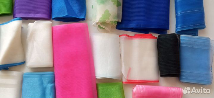 Капроновые ленты для волос винтаж