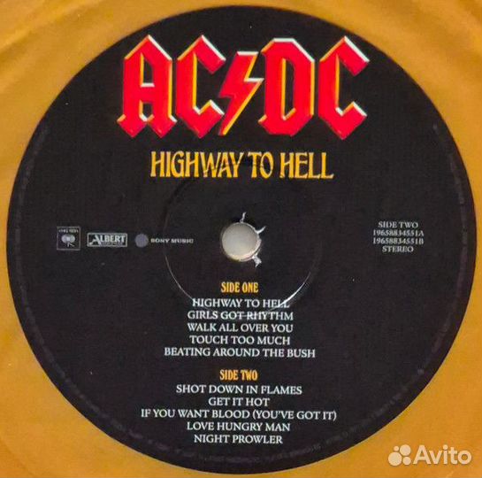 Винил acdc – Highway To Hell (gold)