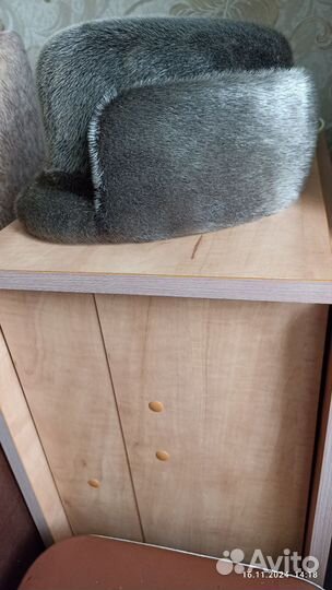 Мужская зимняя шапка из нерпы