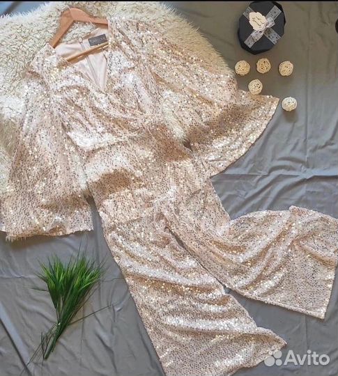 Комбинезон брючный вечерний