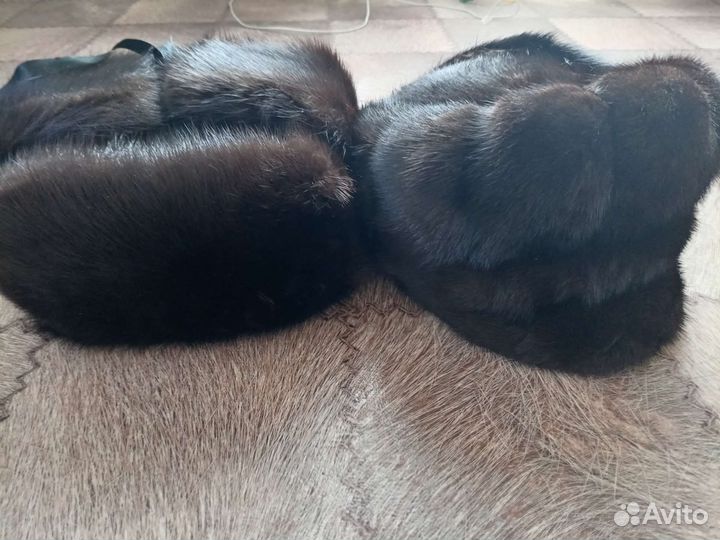 Мужская шапка норка