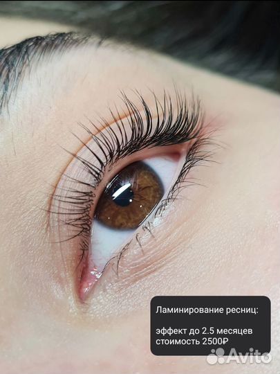 Брови Ламинирование ресниц
