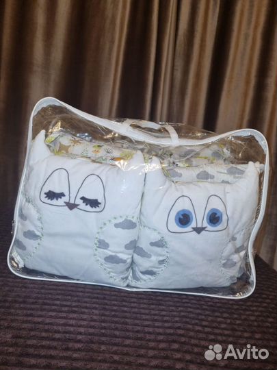 Бортики в детскую кроватку новые