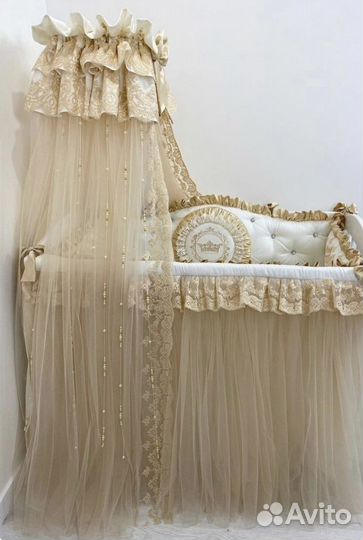 Бортики люкс, балдахин, одеяло