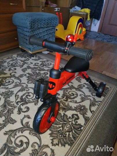 Детский велосипед 2 в 1