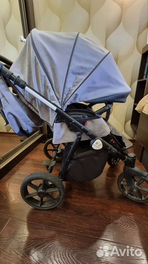 Коляска прогулочная bebizaro sport silver