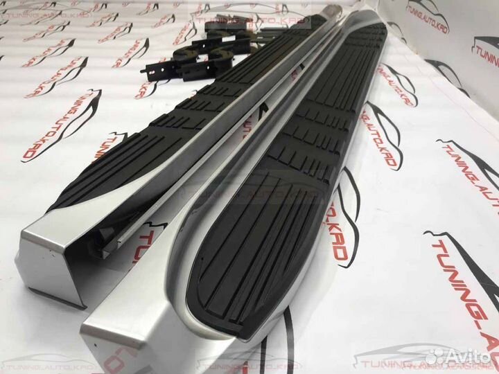 Подножки пороги Toyota Land Cruiser Prado 120 N905