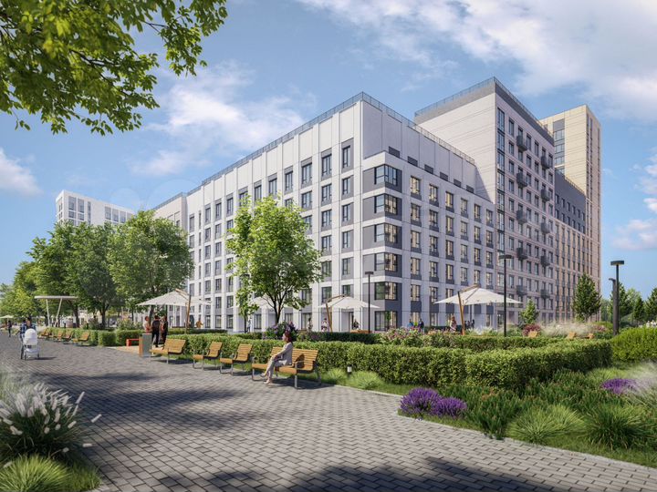 2-к. квартира, 64,7 м², 12/16 эт.