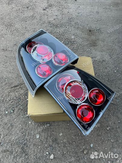 Фонари задние VW Passat B5 96-00 седан красно-черн