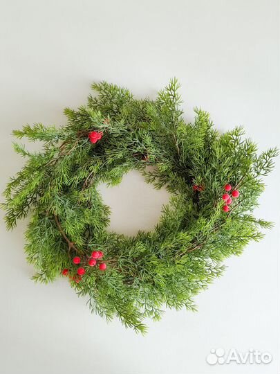 Хвойная гирлянда новогодняя туя (елка)