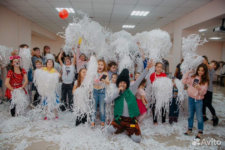 Аниматоры, выпускные, шоу мыльных пузырей