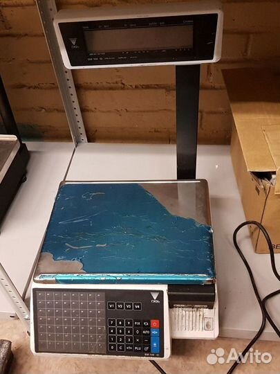 Весы с печатью digi SM-100. б.у