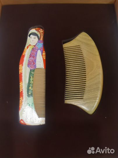Китайские гребни для волос в подарочной коробке