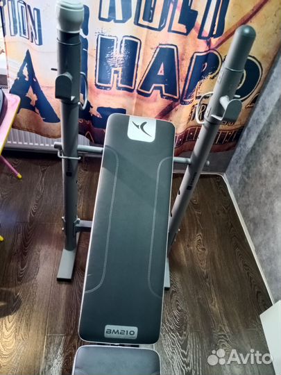 Скамья для жима со стойками бу