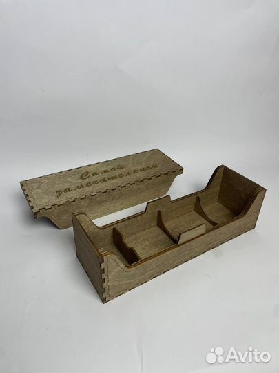 Деревянная подарочная упаковка / коробка
