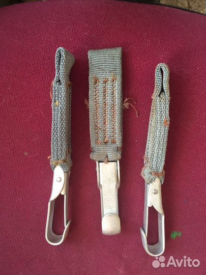 Карабины авиационные, резинки парашютные
