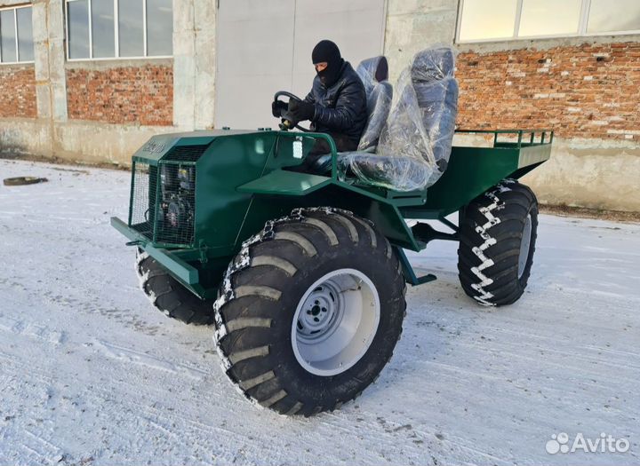 Плавающий болотоход 
