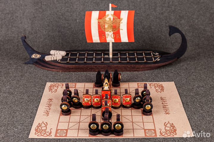 Римская трирема корабль и 4в1 настольные игры