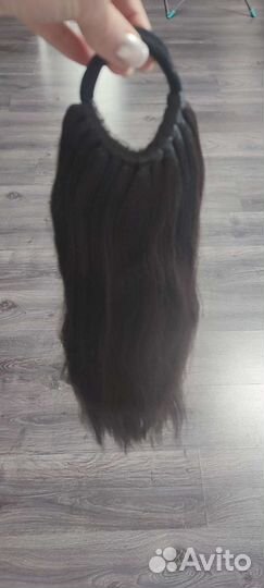 Волосы для наращивания 60 см тёмной шоколад