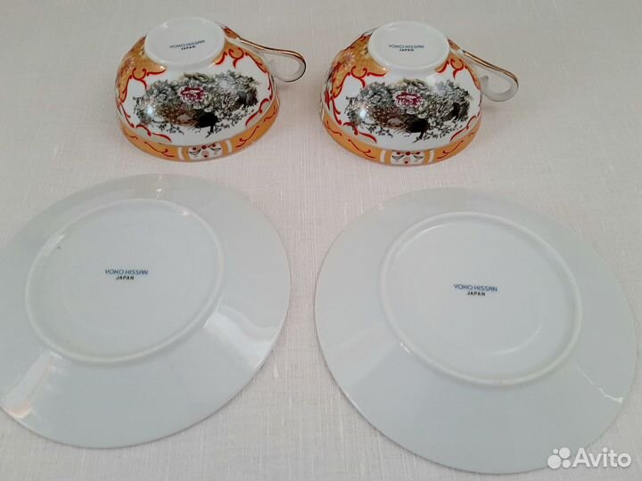 Чайный сервиз костяной фарфор новый Япония