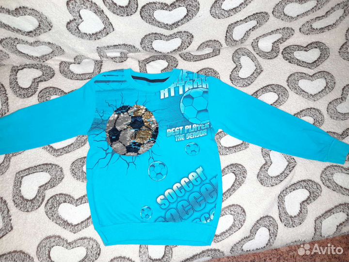 Лонгслив для мальчика рост 116