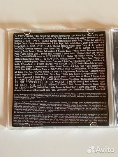 Gorillaz cd музыкальный диск