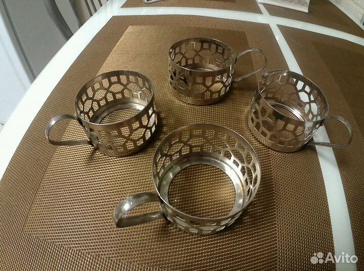Подстаканники, штамп. 60-70г. СССР