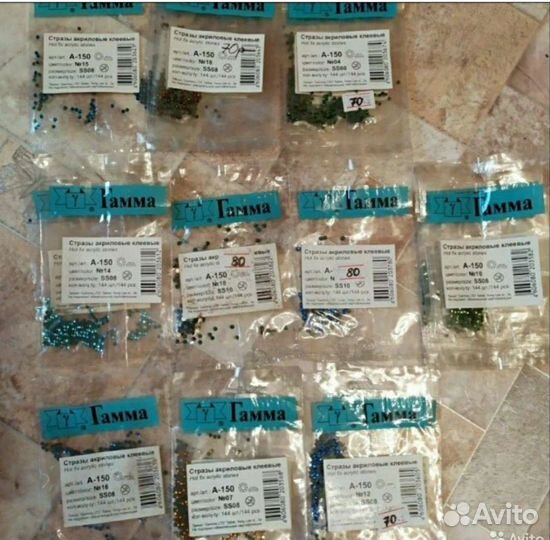 Стразы и глазики