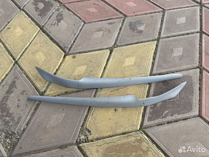 Реснички на фары mitsubishi lancer 10