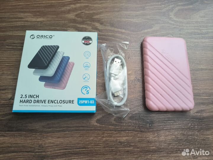 Новый Orico HDD SSD бокс, корпус 2,5 SATA USB 3,0