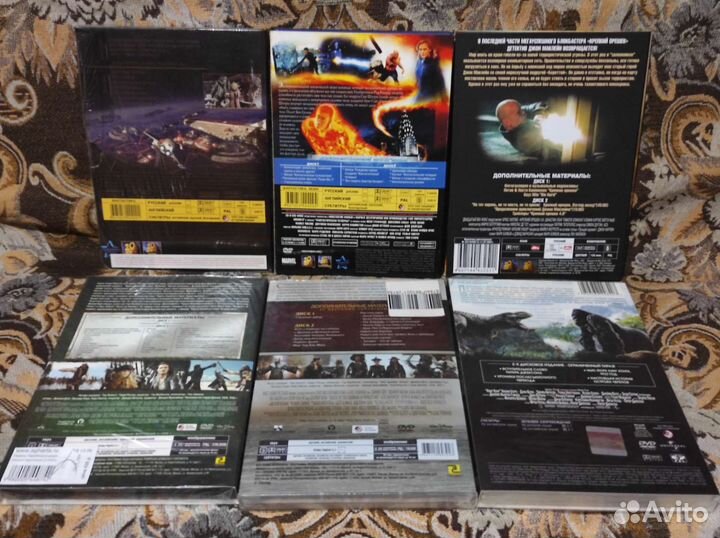 Фильмы 2-х дисковые DVD издания