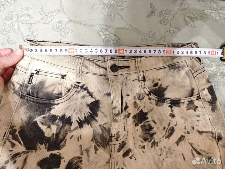 Джинсы mom тай-дай 42-44