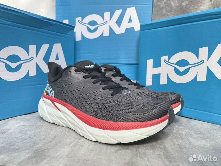 Беговые кроссовки hoka clifton 8 43 размер