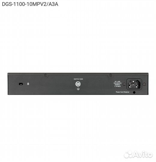 Коммутатор D-Link DGS-1100-10MPV2 8-PoE Smart 10-p