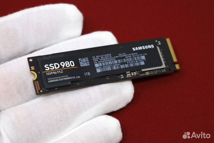SSD диск samsung M.2 980 1000 Гб PCIe Gen 3.0 x4