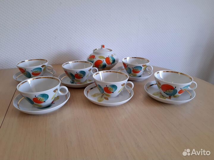 Чайный сервиз Дулево