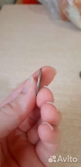 Монета 1 рубль брак